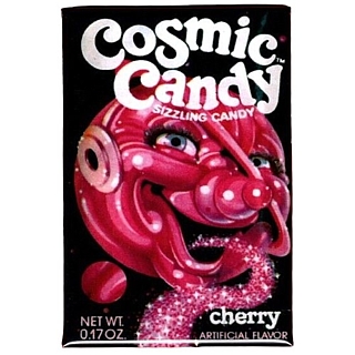 Vintage 1980's Advertising Collectibles - Cosmic Candy Cherry Metal Magnet