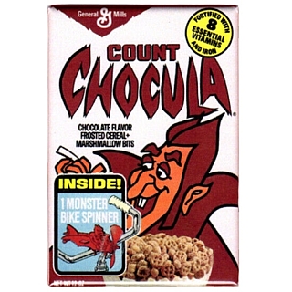 Advertising Collectibles - General Mills Monster Cerals Count Chocula Cereal Box Metal Magnet