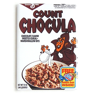 General Mills Cereal Collectibles - Monster Cereal Count Chocula Magnet