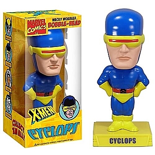 Super Hero Collectibles - Marvel Comics XMen, X-Men Cyclops Bobble Head Doll Nodder Figure