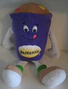 Fast Food Collectibles - Dairy Queen Blizzard Plush