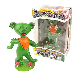 Grateful Dead Collectibles - Dancing Bear Bobblehead Doll GREEN