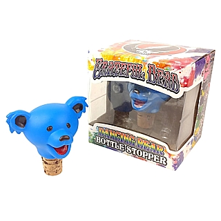 Grateful Dead Collectibles - Dancing Bear Bottle Stopper BLUE