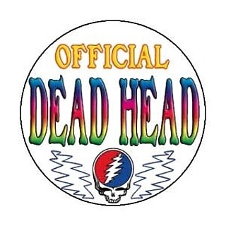 Grateful Dead Collectibles - Official Dead Head Pinback Button