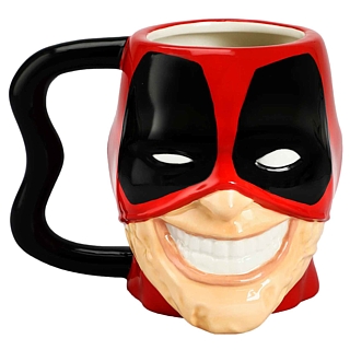 Super Hero Collectibles - Marvel Comics The Avengers - Deadpool Sculpted Ceramic Mug