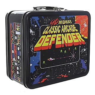 Arcade and Video Game Collectibles - Midway Williams Arcade Game Defender Metal Lunchbox Tote