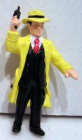 Movie and Comic Strip Character Collectibles - Dick Tracy, Breathless Mahoney, Big Boy, Flat Top, Itchy, Prune Face PVC Figures