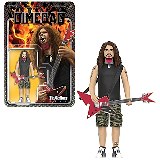 Rock and Roll Collectibles - Pantera Dimebag Darrell ReAction Figure by Super 7