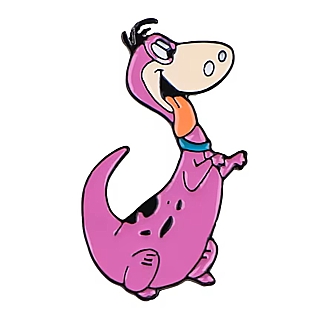 Cartoon Collectibles -The Flintstones Excited Dino Metal Enamel Pin / Tie Tack