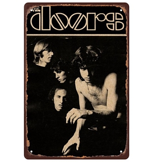 Classic Rock and Roll Collectibles - The Doors Metal Sign