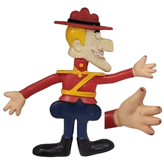 Dudley Do Right Collectibles - Dudley Do-Right Wham-o Bendable Bendy Rubber Figure