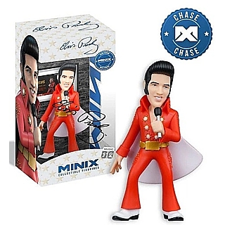 Rock and Roll Collectibles - Elvis Presley Red Suit Collectible CHASE Vinyl Figure by MINIX