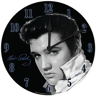 Rock and Roll Colelctibles - Elvis Presley Wall Clock