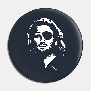 Classic Movies from the 1980's Collectibles Escape from New York Snake Plissken Pinback Button