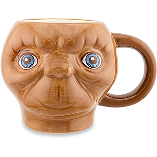 1980s Movies Collectibles - E.T. The Extra-Terrestrial Sculpted Ceramic Mug