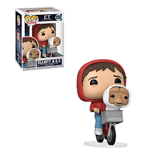 Movie Characters Collectibles - E.T. The Extra-Terrestrial, E.T. and Elliott on Bike POP! Vinyl Figure 1252