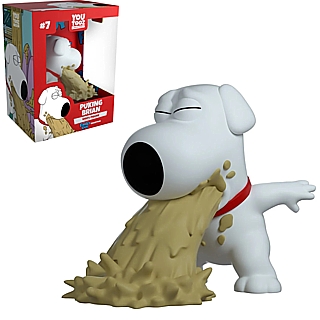 Family Guy Brian Puking Vinyl Figure 7 by Youtooz