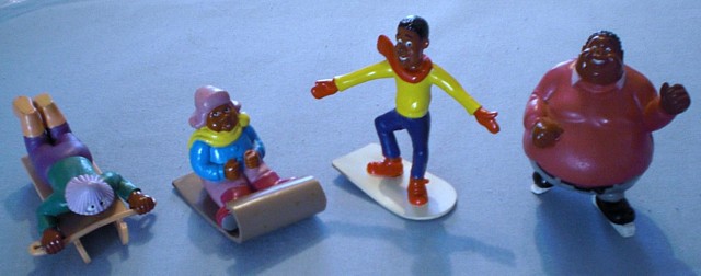 Cartoon Characters Collectibles - Fat Albert and the Cosby Kids Old Weird Harold, Dumb Donald, Russell, Fat Albert