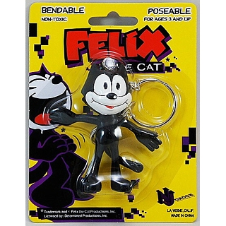Cartoon Collectibles - Felix the Cat Bendy Keychain