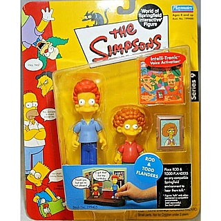 The Simpsons Collectibles - Flanders Rod and Todd Interactive Springfield