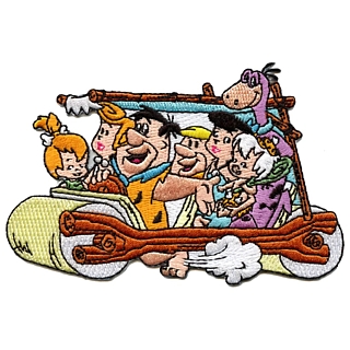 Cartoon Collectibles - Flintstone's Car Embroidered Patch