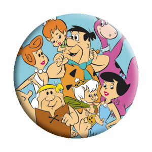 Cartoon Collectibles - Flintstone's Family Pinback Button