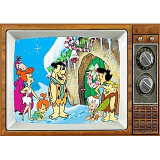 Flintstones Collectibles - The Flintstones Christmas Metal TV Magnet