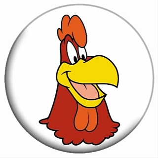 Looney Tunes Collectibles Foghorn Leghorn Metal Pinback Button