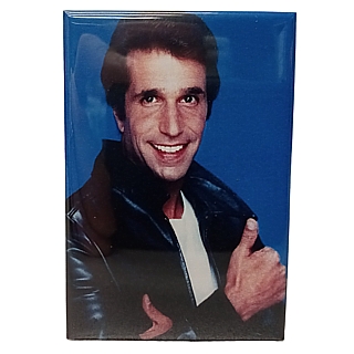 Television from the 1970's and 1980's Collectibles - Happy Days The Fonz Metal TV Magnet