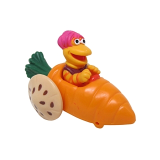 Fraggle Rock Collectibles - Fraggle Rock Gobo Carrot Vehicle 1988 McDonalds Happy Meal Toy