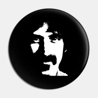 Rock Music Collectibles - Frank Zappa Metal Pinback Button
