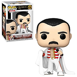 Rock and Roll Collectibles - Freddie Mercury with Cape We Will Rock You POP! Rocks Vinyl Figure 414