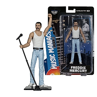 Classic Rock Collectibles - Queen Freddie Mercury McFarlane Music Maniacs Action Figure