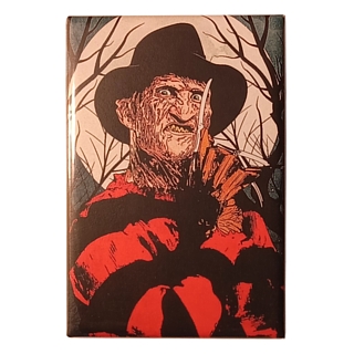 Horror Movie Collectibles - A Nightmare on Elm Street Freddy Krueger Metal Magnet