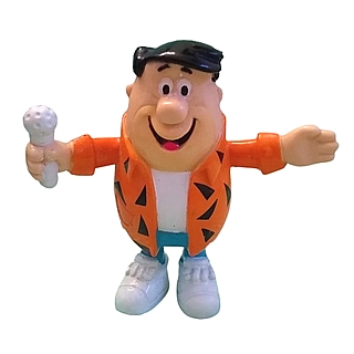 Flintstones Collectibles - Fred Flintstone Bendy Mic