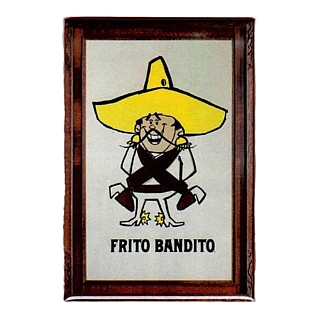 Vintage 1970's Advertising Collectibles - Frito Bandito Metal Magnet