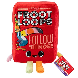Kelloggs Cereal Collectibles - Froot Loops Cereal Box Plushie by Funko