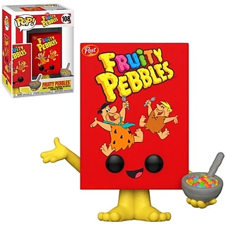 Advertising Cereal  Collectibles - Flintstones Post Fruity Pebbles Box POP! Vinyl Figure