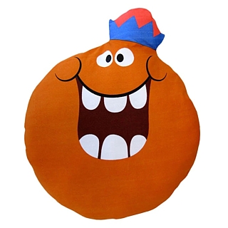 Advertising Collectibles - Funny Face Character Pillow Jolly Olly Orange - Pillsbury
