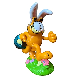 Garfield Collectibles - Garfield Easter Bunny Basket PVC Figure