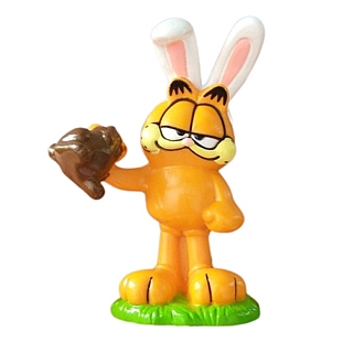 Garfield Collectibles - Garfield Easter Bunny Chocolate Bunny PVC Figure