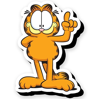 Garfield Collectibles - Garfield Clhunky Magnet - Wood, MDF
