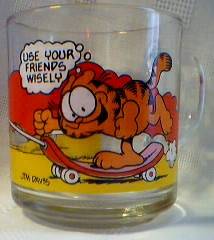 Garfield Collectibles - Garfield Glass Mug