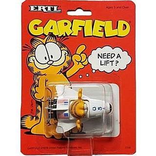 Garfield Collectibles - Garfield ERTL Car - Space Shuttle