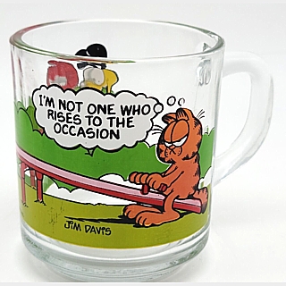 Garfield Collectibles - Garfield McDonalds Mug - I'm Not One Who Rises To The Occasion