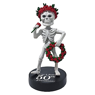 Grateful Dead Collectibles -Bertha Skulls and Roses Bobblehead