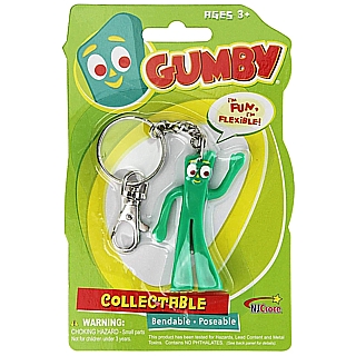 Cartoon Collectibles - Gumby Bendy Keychain