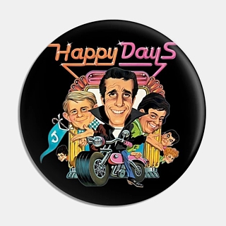Classic Television Collectibles - Happy Days Animated Pinback Button