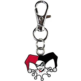 DC Comics and Movies Collectibles Harley Quinn Rubber Keychain Zipper Pull