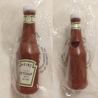 Advertising Collectibles - Heinz Ketchup Bottle Plastic Whistle
